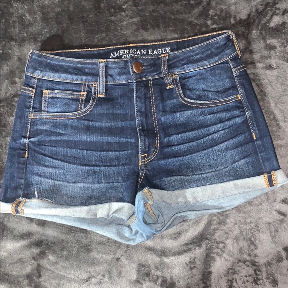 American Eagle Blue Jean Shorts